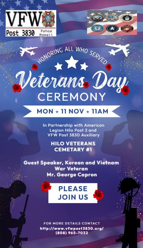 Veterans Day Ceremony